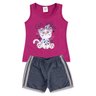 conjunto infantil feminino gatinha uva