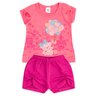 conjunto infantil feminino baloes lilas
