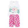 conjunto infantil feminino peixe branco