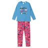 conjunto infantil feminino selfie azul