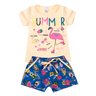 conjunto infantil verao feminino summer