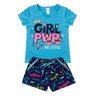 conjunto infantil verao feminino girl pwr