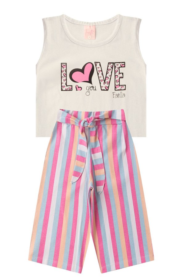 regata cropped com pantalona